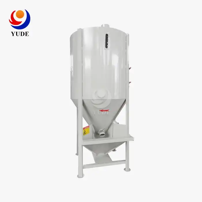 Does 300kg vertical plastic mixer have drying function?
